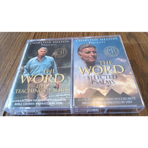 Charlton Heston Presents The Word Series Cassettes (1997 Good Times)